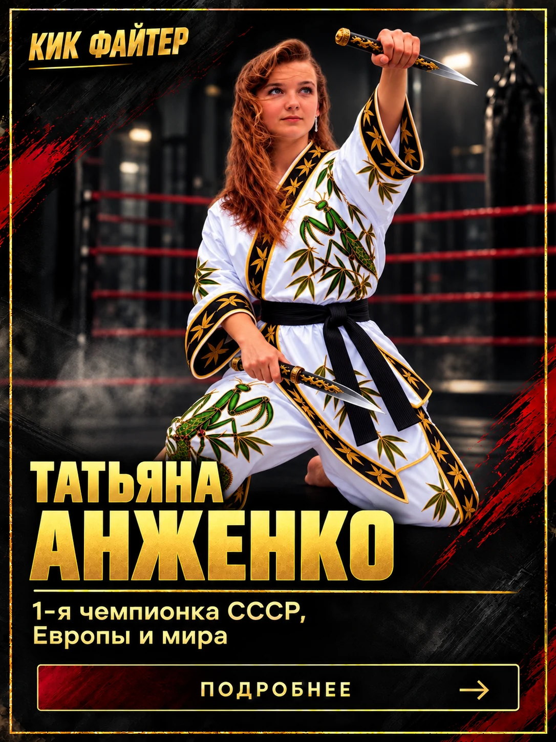 Татьяна Анженко — 1-я чемпионка СССР, Европы и мира
