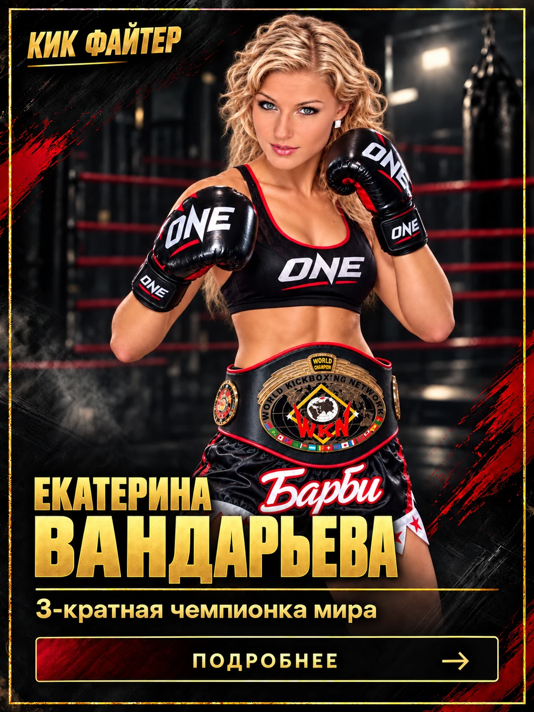 Екатерина Вандарьева — 3-кратная чемпионка мира