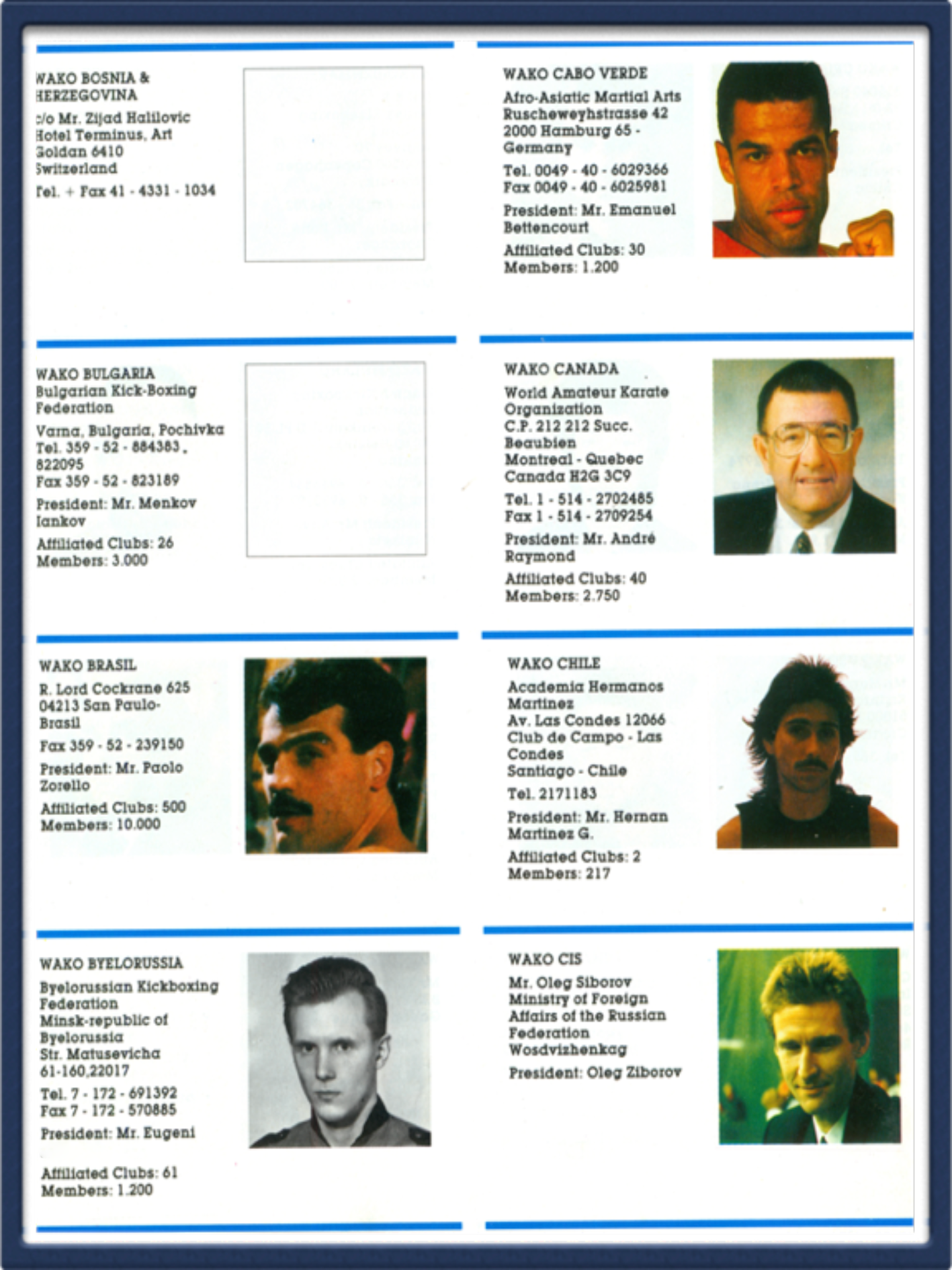 История Kickfighter 1989 – 1994 — архив клуба Kickfighter